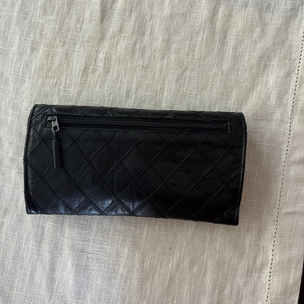 Vintage Chanel Black Quilted Women's Wallet - Picture 2 of 5